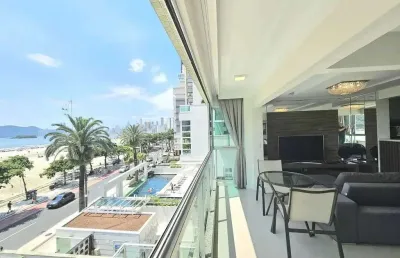 Frente mar com 3 dormitórios sendo 1 suíte e 1 vaga na garagem em balneário camboriú/sc
