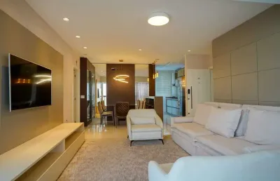Cobertura duplex com vista mar 2 suítes mais 2 demi suítes e 2 vagas, piscina no terraço - penha sc