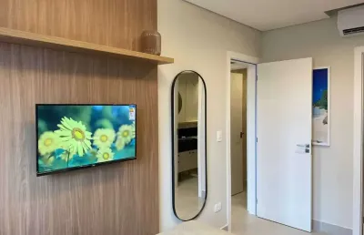 Apartamento com 2 dormitórios sendo 1 suíte e 1 vaga de garagem em guaratuba
