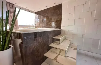 Apartamento mobiliado com 3 suítes e 2 vagas de garagem em indaial