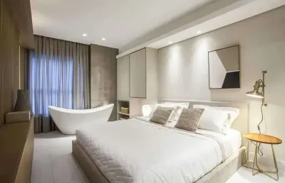 Apartamento com 4 suítes sendo 1 master e 3 vagas de garagem balneário camboriú/sc