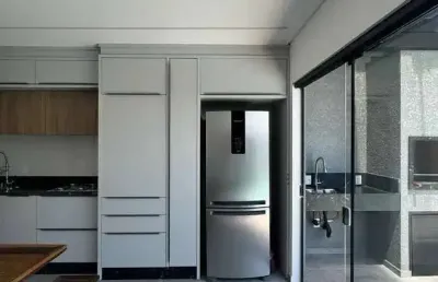 Geminado alto padrão semi-mobiliado com 2 dormitórios sendo 1 suíte e 2 vagas em penha- sc