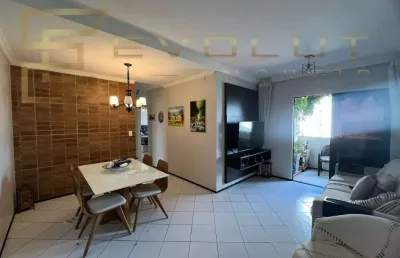 Apartamento com 3 quartos à venda no engenheiro luciano cavalcante, fortaleza  por r$ 450.000