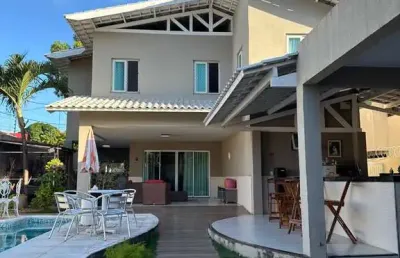Casa em condomínio fechado com 4 quartos à venda no edson queiroz, fortaleza  por r$ 2.300.000