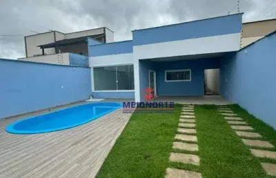 Casa com 3 dormitórios à venda, 180 m² por r$ 474.990,00 - araçagy - são josé de ribamar/ma