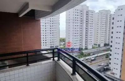 Apartamento de 117m² na ponta d'areia com vista e lazer completo
