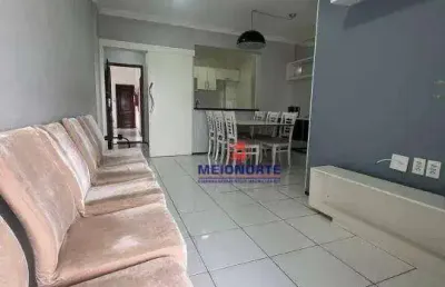 Apartamento de 87m² no calhau com 3 quartos e 2 varandas