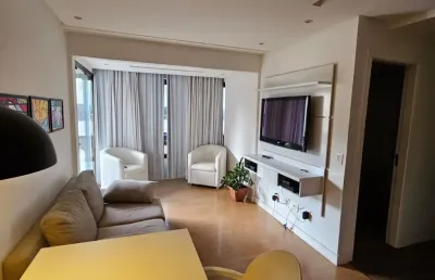 Lindo apartamento mobiliado ,02 quartos ,garibaldi ,01 garagem