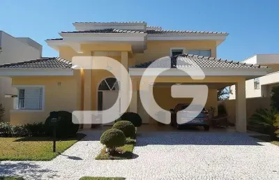 Casa à venda em campinas, alphaville dom pedro, com 4 suítes, com 388.83 m², alphaville dom pedro