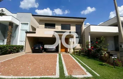 Casa à venda em paulínia, parque brasil 500, com 4 quartos, com 264 m², reserva real