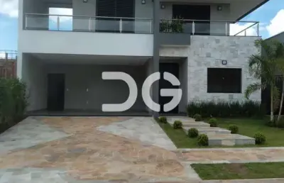 Casa à venda em paulínia, parque brasil 500, com 4 suítes, com 260 m², royal garden