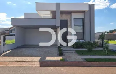 Casa à venda em paulínia, parque brasil 500, com 3 suítes, com 174.8 m², royal garden