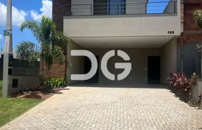 Casa à venda em paulínia, parque brasil 500, com 3 suítes, com 172 m², jardim dos lírios residencial