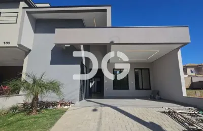 Casa à venda em paulínia, parque brasil 500, com 3 suítes, com 140 m², jardim dos lírios residencial