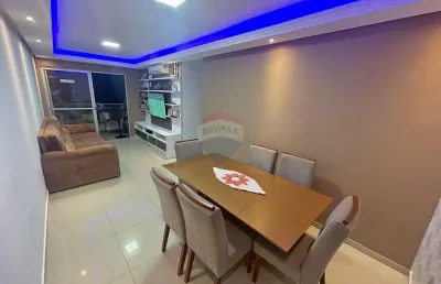 Apartamento à venda: residencial laranjeiras village | flores. 85m², 3 quartos sendo 1 suíte, 2 vagas, lazer completo. r$ 440.000,00