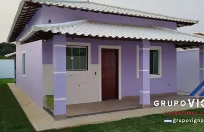 Casa para venda em saquarema, porto da roça i, 2 dormitórios, 1 suíte, 2 banheiros, 1 vaga