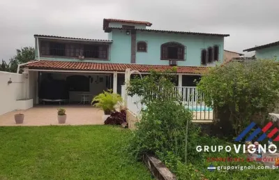 Casa para venda em saquarema, boqueirão, 4 dormitórios, 4 suítes, 6 banheiros, 6 vagas