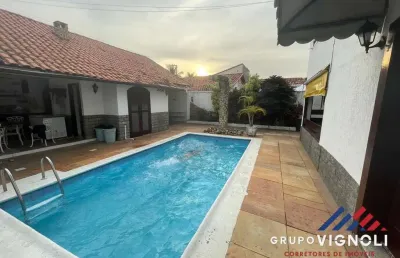 Casa para venda em saquarema, boqueirão, 5 dormitórios, 3 suítes, 6 banheiros, 2 vagas