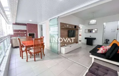 Apartamento com 1 dormitório à venda, 57 m² por r$ 460.000,00 - canto do forte - praia grande/sp