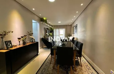 Apartamento com 3 dormitórios à venda, 105 m² por r$ 750.000,00 - tupi - praia grande/sp