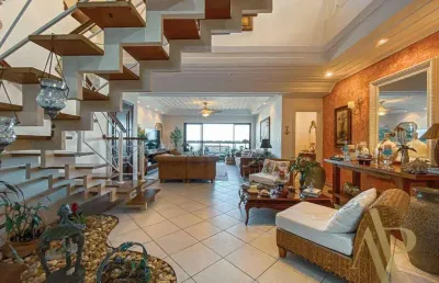 Cobertura com 4 dormitórios à venda, 307 m² por r$ 2.650.000,00 - balneário flórida - praia grande/sp