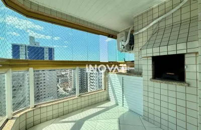 Apartamento com 1 dormitório à venda, 45 m² por r$ 370.000,00 - tupi - praia grande/sp
