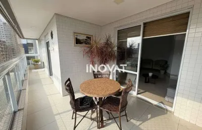Apartamento com 3 dormitórios à venda, 129 m² por r$ 1.250.000,00 - canto do forte - praia grande/sp