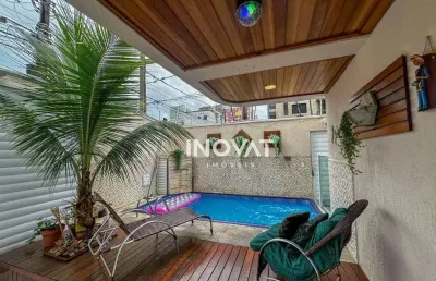 Sobrado com 4 dormitórios à venda, 200 m² por r$ 1.800.000,00 - tupi - praia grande/sp