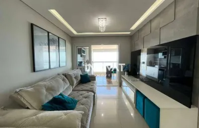 Apartamento alto padrão vista panorâmica do mar com 4 dormitórios à venda, 115 m² por r$ 1.650.000 - boqueirão - praia grande/sp