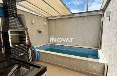 Sobrado em condomíno com 2 dormitórios à venda, 74 m² por r$ 350.000 - balneário itaoca - mongaguá/são paulo