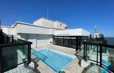 Cobertura com 3 dormitórios à venda, 121 m² por r$ 1.595.000,00 - canto do forte - praia grande/sp