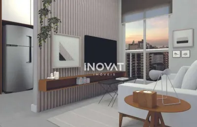Apartamento com 1 dormitório à venda, 37 m² por r$ 290.000,00 - boqueirão - praia grande/sp