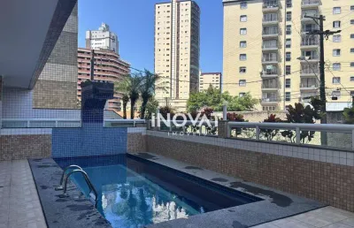 Apartamento com 2 dormitórios à venda, 80 m² por r$ 970.000,00 - caiçara - praia grande/sp
