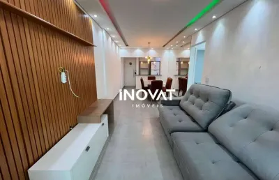Apartamento com 2 dormitórios à venda, 88 m² por r$ 595.000,00 - vila assunção - praia grande/sp