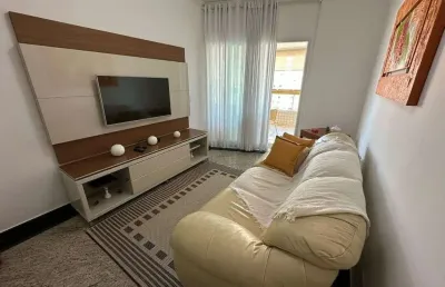 Apartamento mobiliado, 3 dormitórios, vista mar e lazer completo por r$ 750 mil!