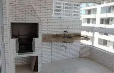 Apartamento de 3 dormitórios sendo 2 suítes na guilhermina, praia grande - sp