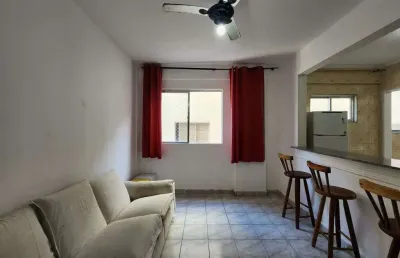 Apartamento de 1 dormitório frente mar a venda em aviação - praia grande!