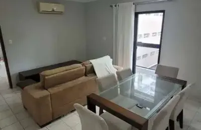 Apartamento 1 dormitório mobiliado, 300m da praia no canto do forte