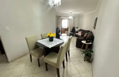 Apartamento com 2 quartos à venda na rua carajás, 25, tupi, praia grande, 84 m2 por r$ 405.000