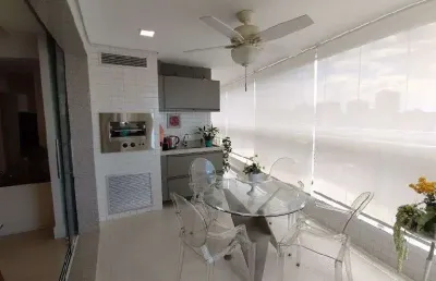 Apartamento 03 dormitórios sendo 02 suites vista mar mobiliado no canto do forte