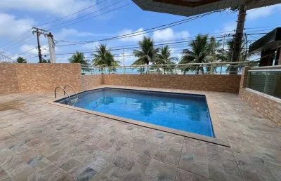 Apartamento 01 dormitório frente mar na vila caiçara.