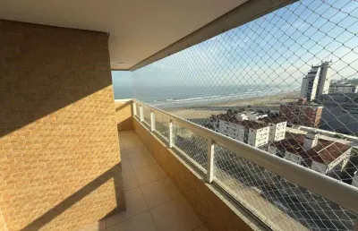 Apartamento com vista mar de 2 suítes lavabo e 2 vagas no boqueirão em pg