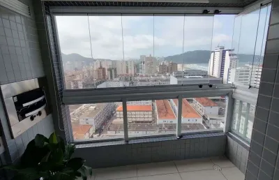 Apartamento a venda de 2 dormitórios a 100 metros da praia no boqueirão
