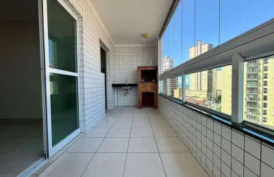 Apartamento de 2 quartos  semi-mobiliado no  vila caiçara em praia grande-s.p.