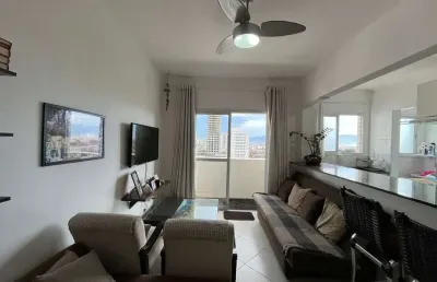 Apartamento com 2 quartos à venda na rua cecy, 320, guilhermina, praia grande, 68 m2 por r$ 440.000
