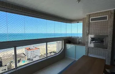 Apartamento 3 dormitórios vista mar no bairro aviação em praia grande s.p.