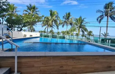 Apartamento 3 quartos e 1 suite frente mar balneário flórida /praia grande- s.p.