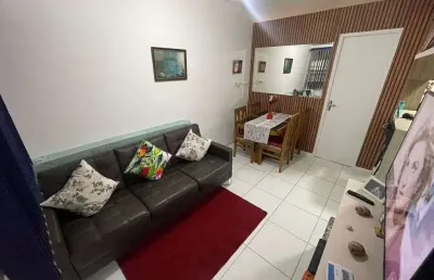 ✨ charme e conforto no canto do forte – 1 dormitório de frente para o mar!