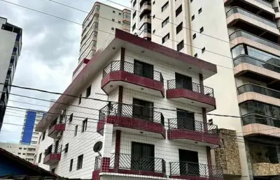 Apartamento 1 dormitório com sacada  em vila tupi- praia grande /s.p.