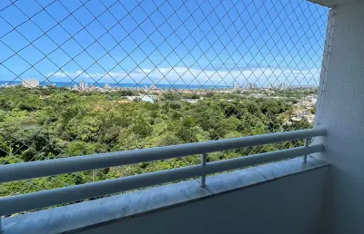 Apartamento 3 quartos com vista mar e infraestrutura completa em colina de piatã